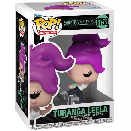 Funko Pop! Turanga Leela #1758 Futurama Animation Vinyl Figure Box