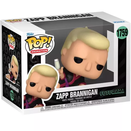 Funko Pop! Zapp Brannigan #1759 Futurama Animation Box