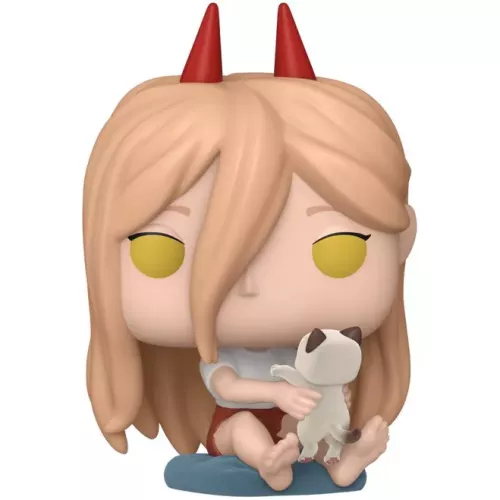 Funko Pop! Power with Meowy #1766 Chase Flocked Chainsaw Man