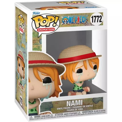 Funko Pop! Nami #1772 with Straw Hat Crying One Piece Box