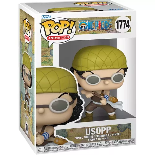 Funko Pop! Usopp #1774 with Slingshot Action Pose One Piece Box