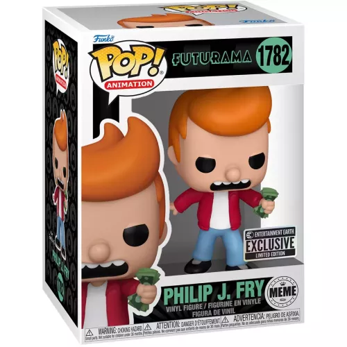 Funko Pop! Philip J. Fry #1782 Take My Money Meme Futurama Box