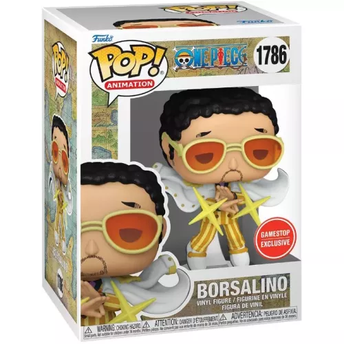 Funko Pop! Borsalino #1786 One Piece Animation Vinyl Figure Box
