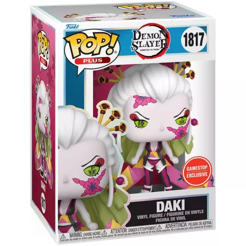 Funko Pop! Daki #1817 with Ribbons PLUS Demon Slayer Kimetsu no Yaiba Box