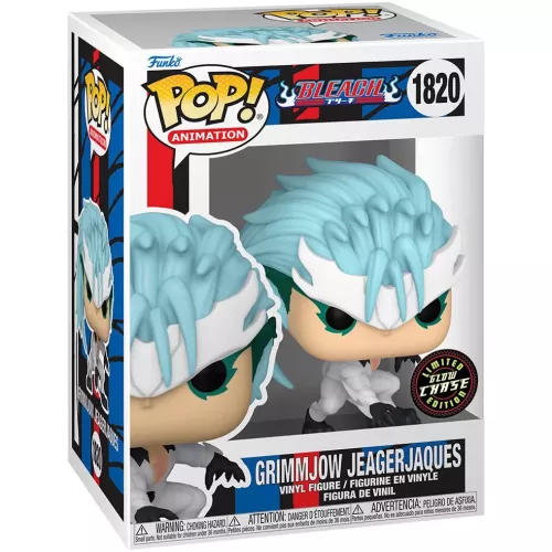 Funko Pop! Grimmjow #1820 Ressureccion Chase Glows in the Dark Box