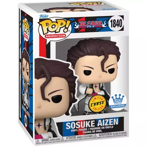 Funko Pop! Sosuke Aizen #1840 Chase Bleach Animation Box