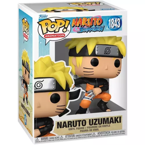 Funko Pop! Naruto Uzumaki #1843 with Kunai & Shuriken Box