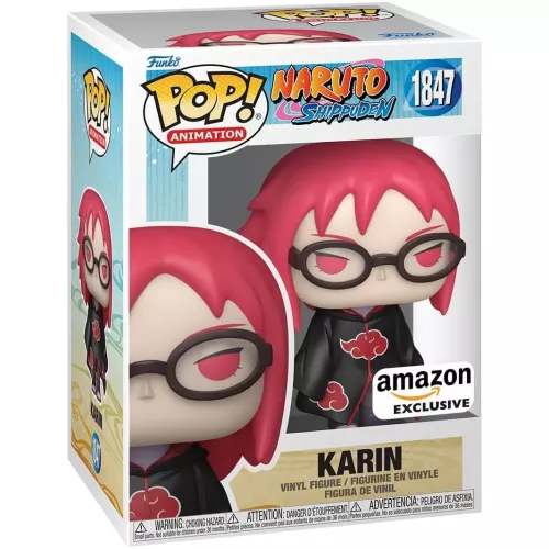 Funko Pop! Karin #1847 Akatsuki Cloak Naruto Shippuden Box