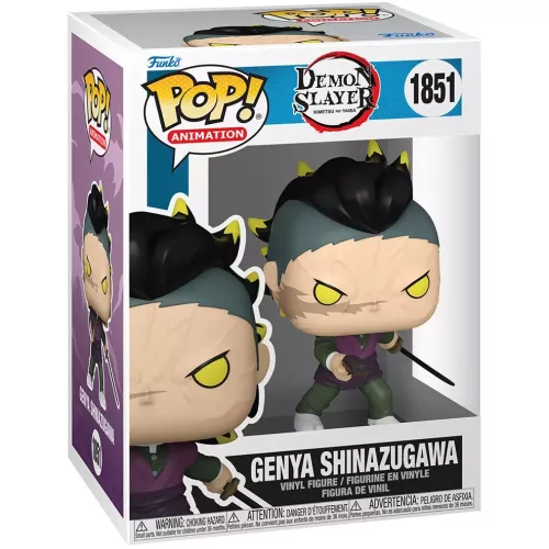 Funko Pop! Genya Shinazugawa #1851 Demon Form Demon Slayer Kimetsu no Yaiba Box