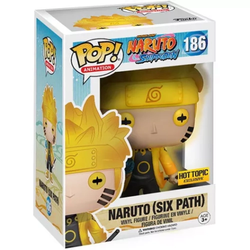 Funko Pop! Naruto (Six Path) #186 Glows in the Dark Box