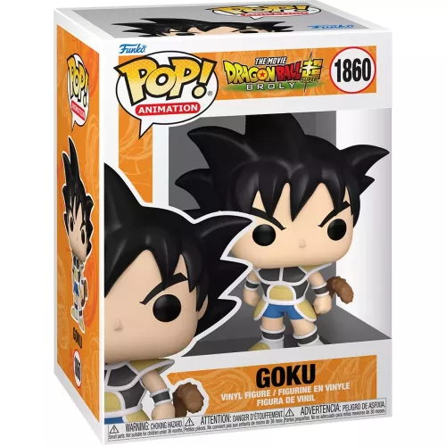 Funko Pop! Goku #1860 in Saiyan Armor The Movie Dragon Ball Super Broly Box