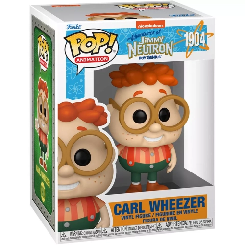 Funko Pop! Carl Wheezer #1904 Nickelodeon The Adventures of Jimmy Neutron Boy Genius Box