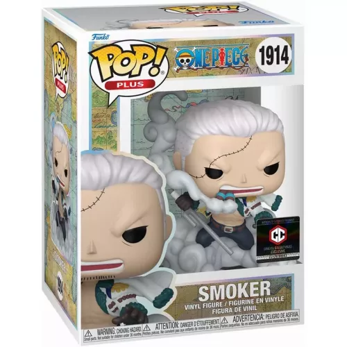 Funko Pop! Smoker #1914 PLUS One Piece Animation Vinyl Figure Box
