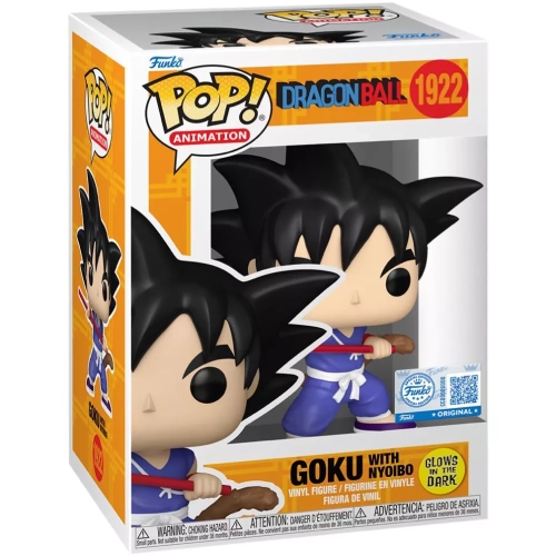 Funko Pop! Goku with Nyoibo #1922 Glows in the Dark Box