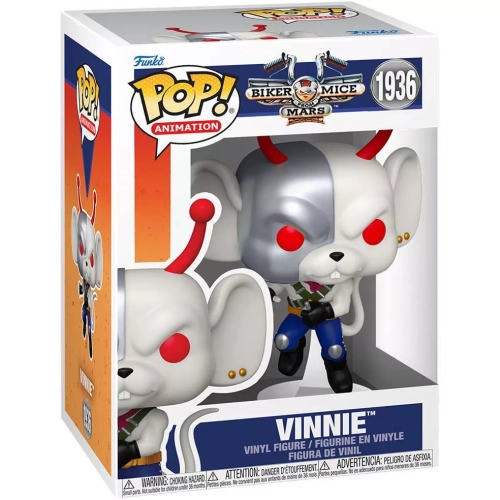 Funko Pop! Vinnie #1936 Biker Mice from Mars Animation Box