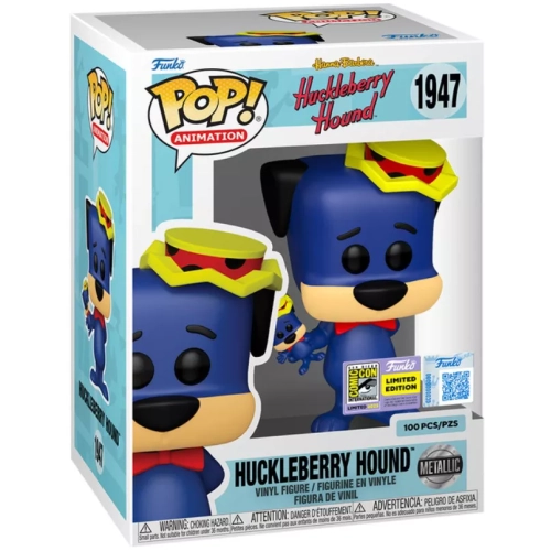 Funko Pop! Huckleberry Hound #1947 Navy Blue Metallic Box