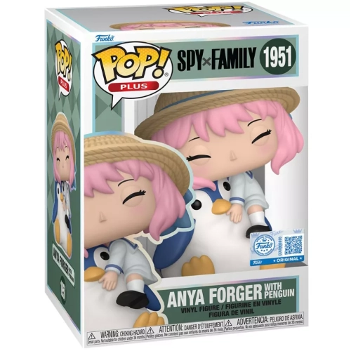 Funko Pop! Anya Forger with Penguin #1951 PLUS Spy x Family Box