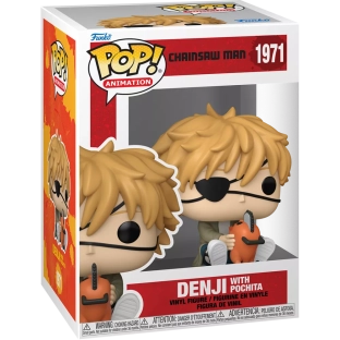 Denji with Pochita