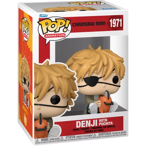 Funko Pop! Denji with Pochita #1971 Chainsaw Man Animation Box