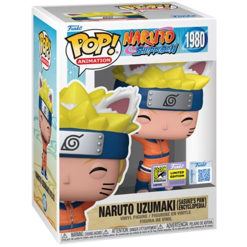 Funko Pop! Naruto Uzumaki (Sasuke's Paw Encyclopedia) #1980 Box