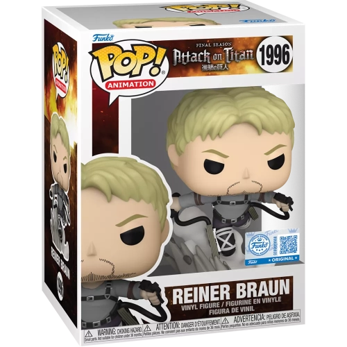 Funko Pop! Reiner Braun #1996 Attack on Titan Final Season Box