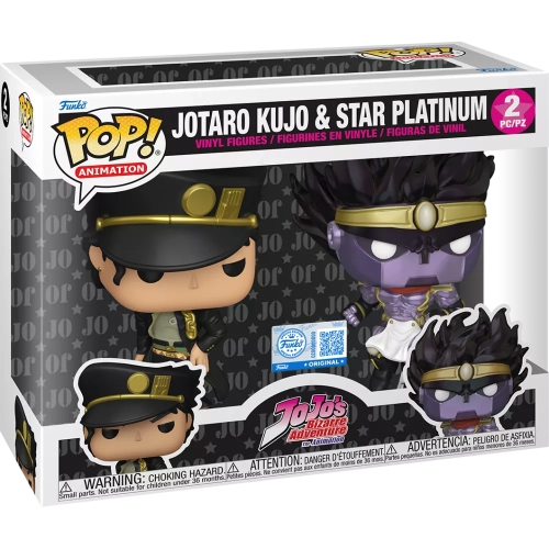 Funko Pop! Star Platinum 2 Pack Jojo's Bizarre Adventure The Animation Box