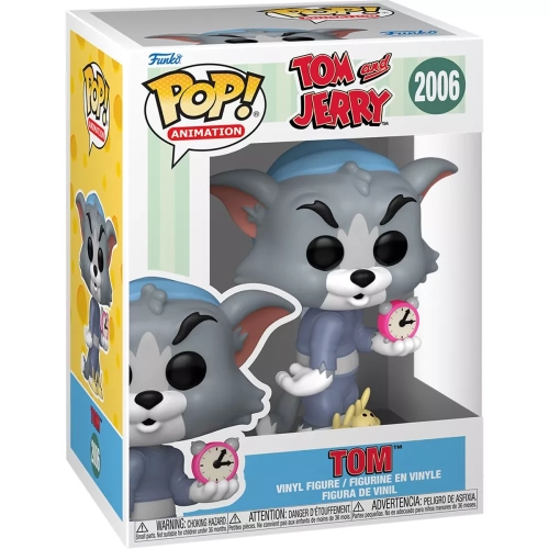Funko Pop! Tom #2006 with Clock Tom and Jerry Animation Box