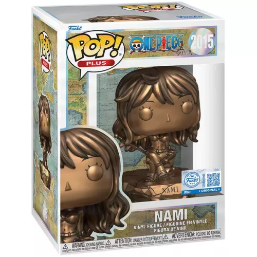 Funko Pop! Nami #2015 Statue PLUS Bronze One Piece Box