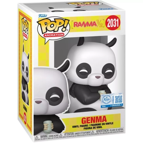 Funko Pop! Genma #2031 Panda Ranma ½ Animation Vinyl Figure Box