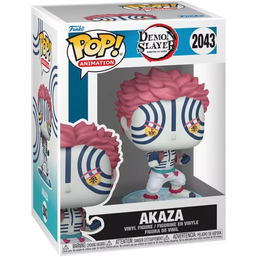 Funko Pop! Akaza #2043 Demon Slayer Kimetsu no Yaiba Box