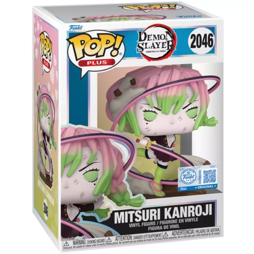 Funko Pop! Mitsuri Kanroji #2046 with Sword PLUS Demon Slayer Kimetsu no Yaiba Box