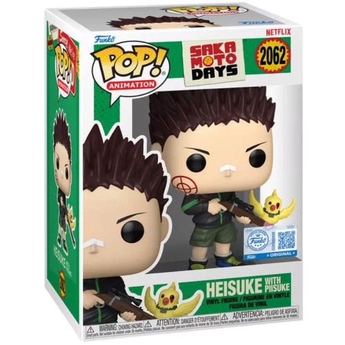 Funko Pop! Heisuke with Piisuke #2062 Sakamoto Days Box