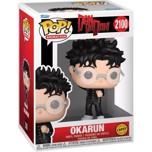 Funko Pop! Okarun #2100 Chase Dandadan Animation Vinyl Figure Box