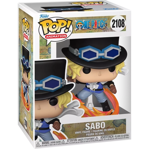 Funko Pop! Sabo #2108 One Piece Animation Vinyl Figure Box