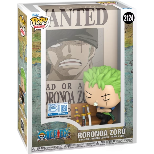 Funko Pop! Roronoa Zoro #2124 Wanted One Piece Animation Box
