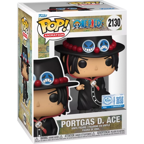 Funko Pop! Portgas D. Ace #2130 Intro One Piece Animation Box