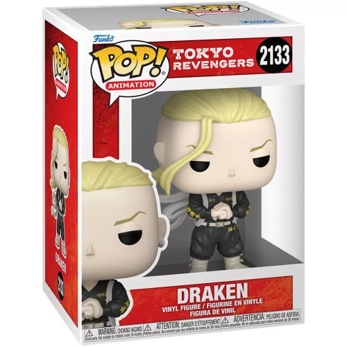 Funko Pop! Draken #2133 Tokyo Revengers Animation Vinyl Figure Box