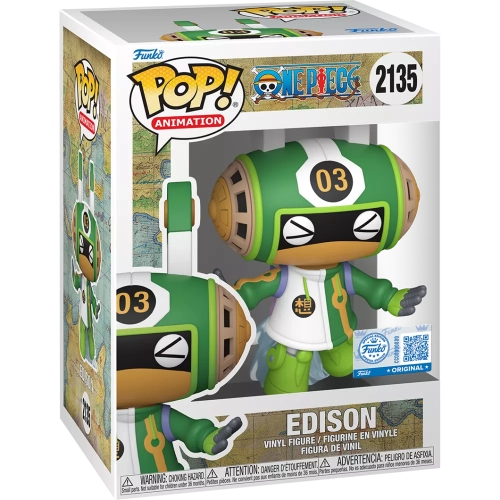 Funko Pop! Edison #2135 One Piece Animation Vinyl Figure Box
