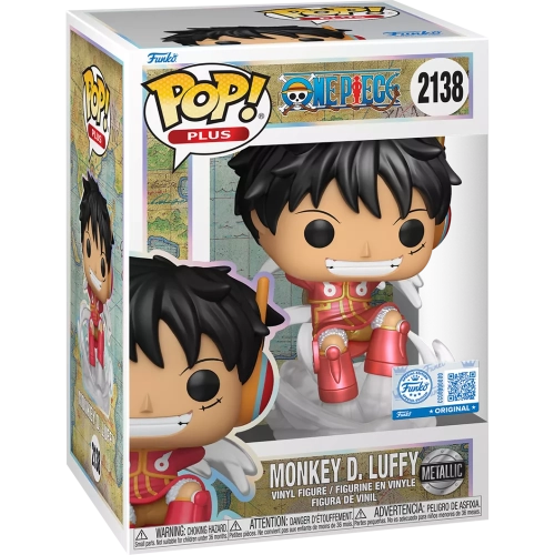 Funko Pop! Monkey D. Luffy #2138 Egghead Arc Metallic PLUS Box
