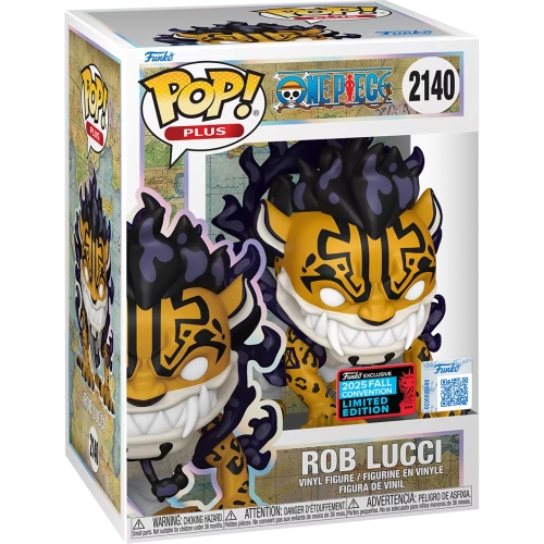 Funko Pop! Rob Lucci #2140 PLUS One Piece Animation Box