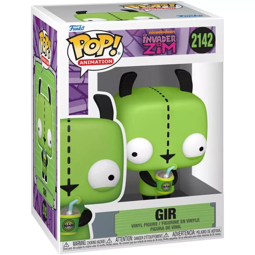 Funko Pop! Gir #2142 Dog Disguise Nickelodeon Invader Zim Box