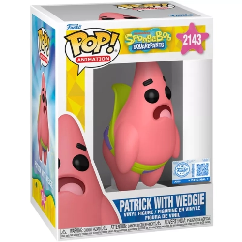 Funko Pop! Patrick with Wedgie #2143 Nickelodeon SpongeBob SquarePants Box