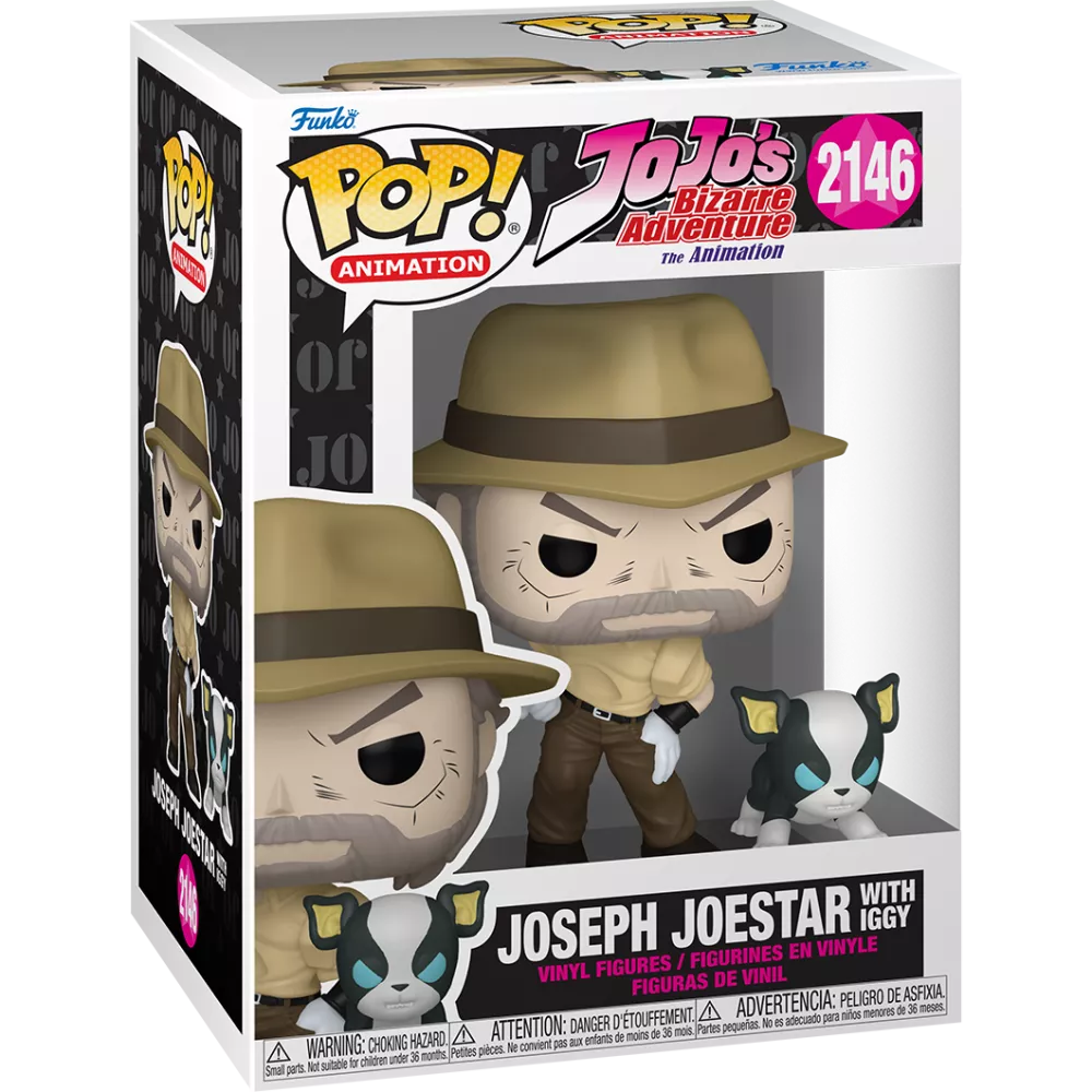 Joseph Joestar with Iggy Box