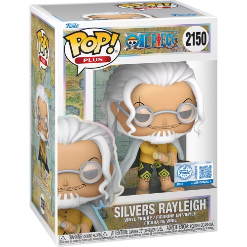 Funko Pop! Silvers Rayleigh #2150 PLUS One Piece Animation Box