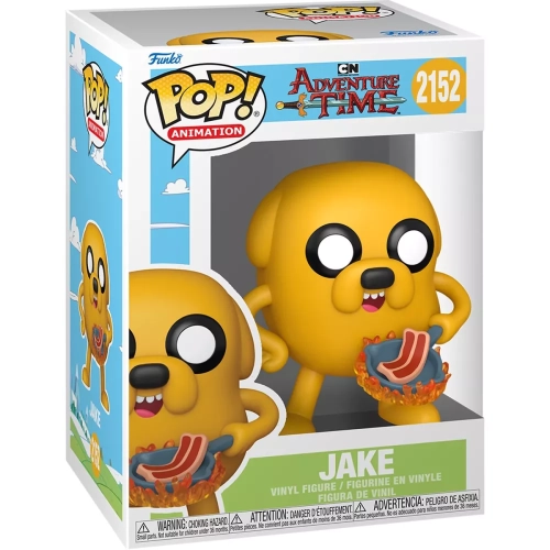 Funko Pop! Jake #2152 with Bacon Pancakes Cartoon Network Adventure Time Box