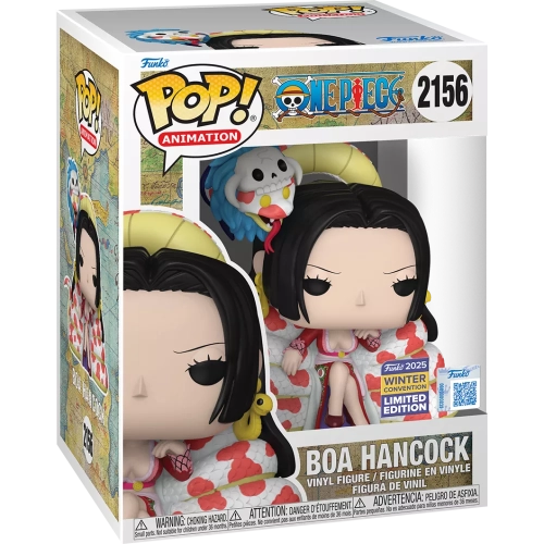 Funko Pop! Boa Hancock #2156 on Throne One Piece Animation Box