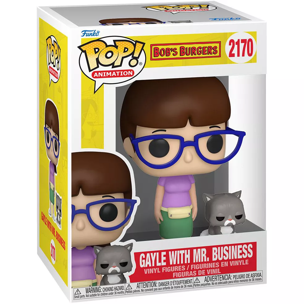 Gayle with Mr. Business Box