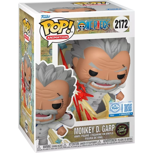 Funko Pop! Monkey D. Garp #2172 Galaxy Impact Chase Glows in the Dark Box