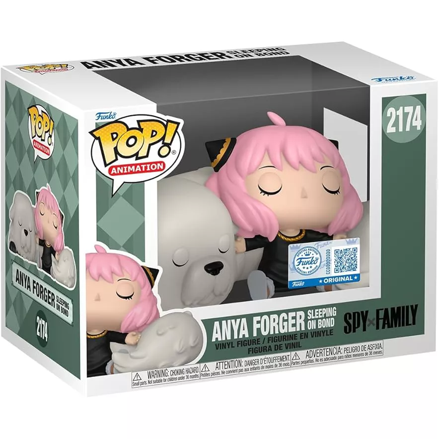 Anya Forger Sleeping on Bond Box