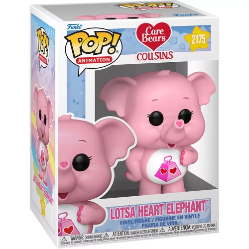 Funko Pop! Lotsa Heart Elephant #2175 Care Bears Cousins Box